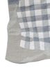 checkers blue wool flat weaves Rug - Corner