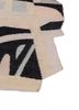 checkers ivory wool and viscose flat weaves Rug - Corner