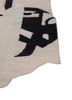 checkers ivory wool and viscose flat weaves Rug - Corner checkers ivory wool and viscose flat weaves Rug - Corner