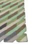 checkers pink and purple wool and viscose flat weaves Rug - Corner