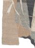 blythe ivory wool hand knotted Rug - Corner