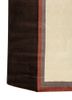 box red and orange wool hand knotted Rug - Corner box red and orange wool hand knotted Rug - Corner