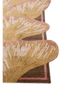 azalea gold wool and silk hand knotted Rug - Corner