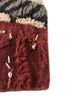 aprezo ivory wool hand knotted Rug - Corner