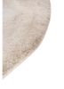 entropy ivory wool and bamboo silk hand knotted Rug - Corner