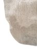 entropy ivory wool and bamboo silk hand knotted Rug - Corner