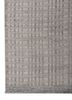 saga blue wool hand loom Rug - Corner
