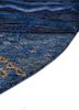 manchaha blue wool and bamboo silk hand knotted Rug - Corner manchaha blue wool and bamboo silk hand knotted Rug - Corner