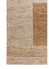 daaira beige and brown jute and hemp hand knotted Rug - Corner daaira beige and brown jute and hemp hand knotted Rug - Corner