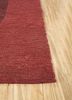 daaira red and orange jute and hemp flat weaves Rug - Corner