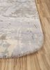 provenance beige and brown wool hand knotted Rug - Corner provenance beige and brown wool hand knotted Rug - Corner