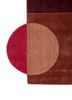 come around red and orange wool and viscose hand tufted Rug - Corner come around red and orange wool and viscose hand tufted Rug - Corner