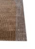 come around beige and brown wool and viscose hand tufted Rug - Corner