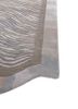 infini blue wool and viscose hand tufted Rug - Corner