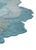 aurelia blue wool and viscose hand tufted Rug - Corner aurelia blue wool and viscose hand tufted Rug - Corner