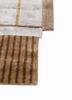 come around beige and brown viscose hand tufted Rug - Corner come around beige and brown viscose hand tufted Rug - Corner