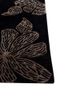 hacienda grey and black wool and viscose hand tufted Rug - Corner