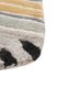 wild wanderlust grey and black wool and viscose hand tufted Rug - Corner wild wanderlust grey and black wool and viscose hand tufted Rug - Corner