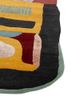 joy gold wool and viscose hand tufted Rug - Corner