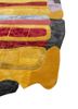 joy gold wool and viscose hand tufted Rug - Corner