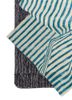adrift blue wool and viscose hand tufted Rug - Corner adrift blue wool and viscose hand tufted Rug - Corner
