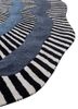 adrift grey and black wool and viscose hand tufted Rug - Corner adrift grey and black wool and viscose hand tufted Rug - Corner