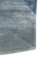 come around blue viscose hand tufted Rug - Corner come around blue viscose hand tufted Rug - Corner