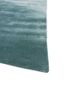 come around blue viscose hand tufted Rug - Corner come around blue viscose hand tufted Rug - Corner