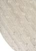 pathways beige and brown wool hand tufted Rug - Corner