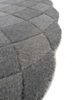 chroma grey and black wool hand tufted Rug - Corner chroma grey and black wool hand tufted Rug - Corner