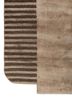 come around beige and brown wool and viscose hand tufted Rug - Corner come around beige and brown wool and viscose hand tufted Rug - Corner