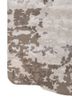 white noise ivory wool and viscose hand tufted Rug - Corner