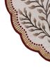 hacienda ivory wool and viscose hand tufted Rug - Corner