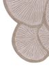 aurelia ivory wool and viscose hand tufted Rug - Corner