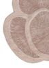aurelia beige and brown wool and viscose hand tufted Rug - Corner aurelia beige and brown wool and viscose hand tufted Rug - Corner