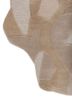 pathways ivory wool and viscose hand tufted Rug - Corner pathways ivory wool and viscose hand tufted Rug - Corner