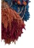 wall installation blue wool and bamboo silk hand knotted WALL ART & TAPESTRY - Corner wall installation blue wool and bamboo silk hand knotted WALL ART & TAPESTRY - Corner