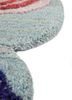 wall installation blue wool and bamboo silk hand knotted WALL ART & TAPESTRY - Corner wall installation blue wool and bamboo silk hand knotted WALL ART & TAPESTRY - Corner
