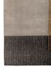 blythe grey and black wool hand knotted Rug - Corner blythe grey and black wool hand knotted Rug - Corner
