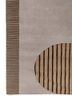 sthir beige and brown wool hand knotted Rug - Corner sthir beige and brown wool hand knotted Rug - Corner