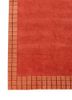 sthir red and orange wool hand knotted Rug - Corner sthir red and orange wool hand knotted Rug - Corner