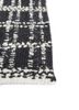 atelier grey and black wool and silk flat weaves Rug - Corner