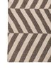indusbar grey and black wool flat weaves Rug - Corner