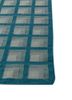 checkers blue wool flat weaves Rug - Corner checkers blue wool flat weaves Rug - Corner