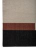 checkers red and orange wool flat weaves Rug - Corner checkers red and orange wool flat weaves Rug - Corner