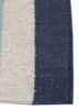 checkers ivory wool flat weaves Rug - Corner