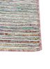abrash red and orange wool flat weaves Rug - Corner abrash red and orange wool flat weaves Rug - Corner