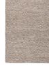 abrash beige and brown wool flat weaves Rug - Corner