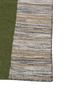 indusbar blue wool flat weaves Rug - Corner