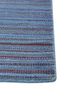 abrash blue wool flat weaves Rug - Corner abrash blue wool flat weaves Rug - Corner